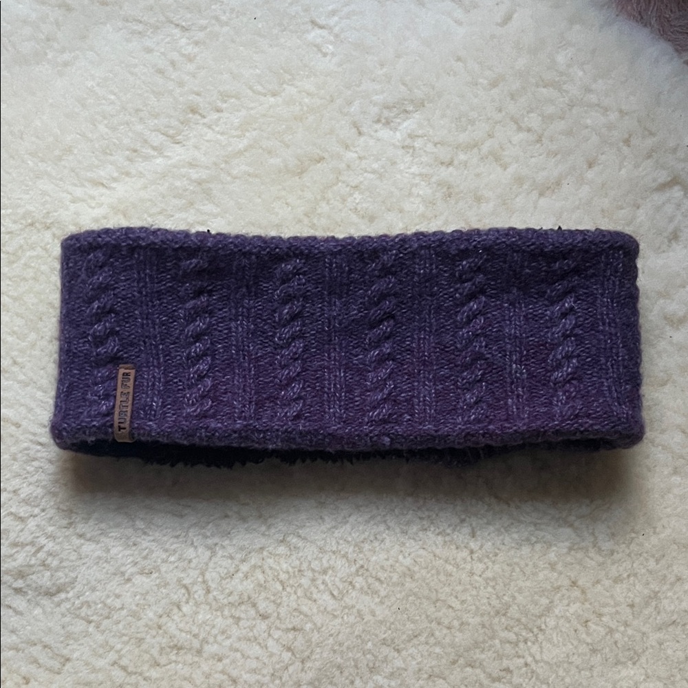 Wool turtle fur headband